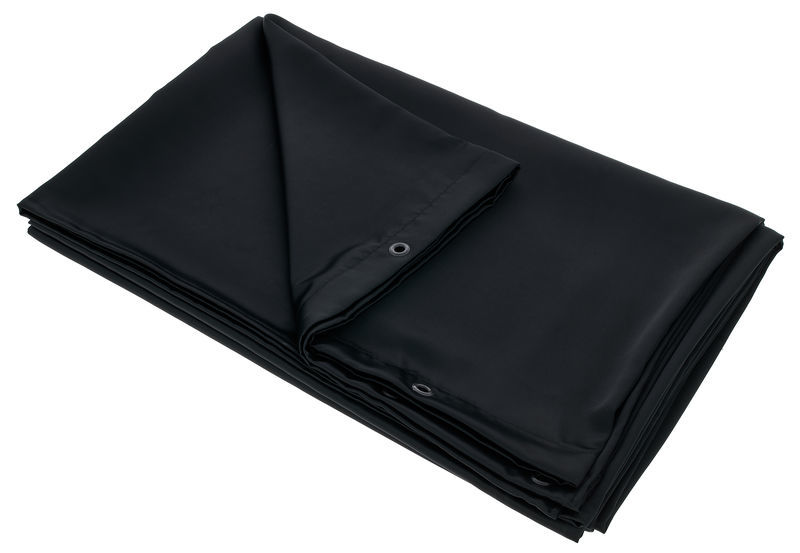 Stairville Gala Curtain 3.0x4.0m Black nero