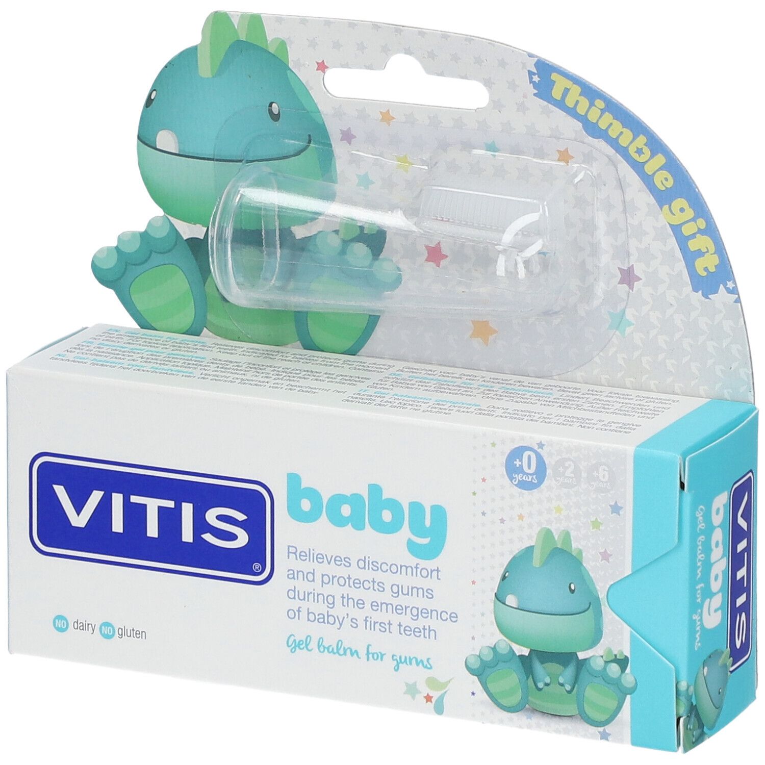 Vitis Baby Gel+Fingerzahnbürste Zahngel 30 ml