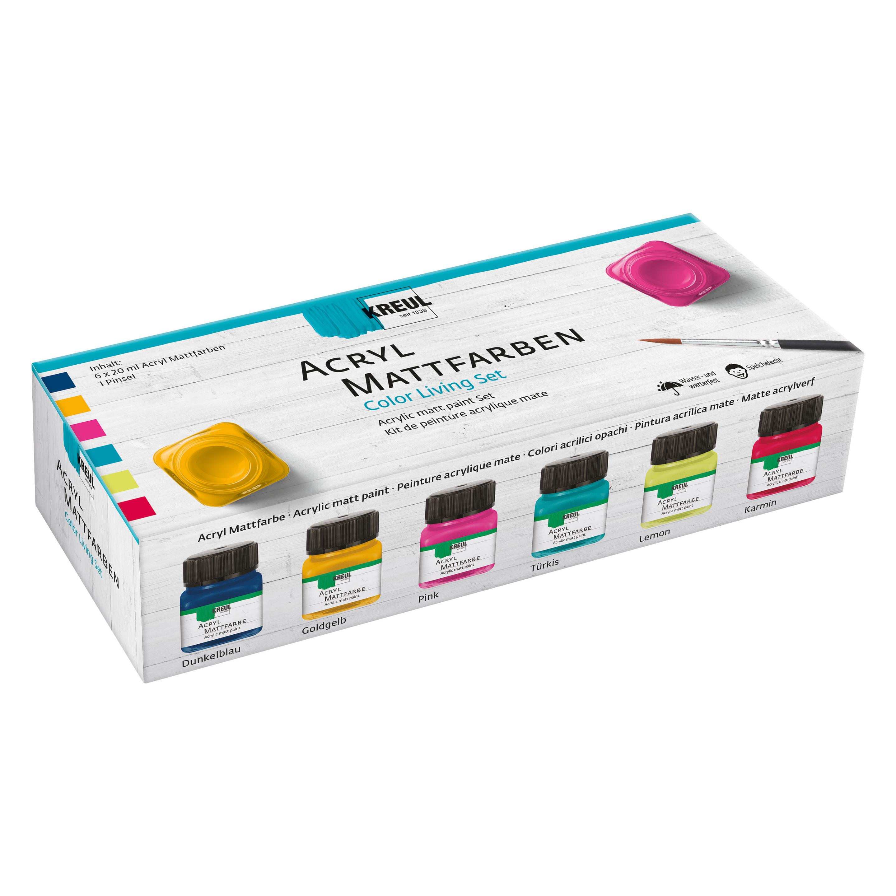 Kreul Acryl Mattfarben Set (20 ml) (75601)