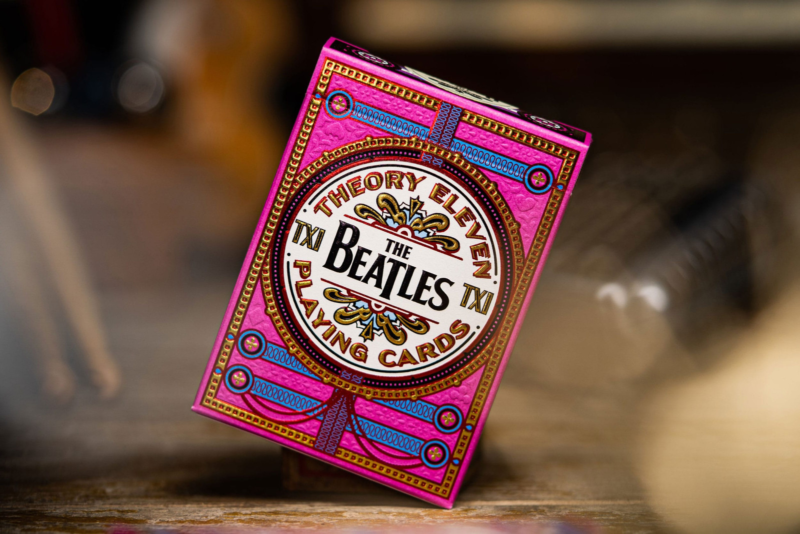 Theory 11 Speelkaarten The Beatles Roze