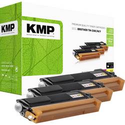 KMP Tonerkassette ersetzt Brother TN-230C, TN-230M, TN-230Y, TN230C, TN230M, TN230Y Kompatibel Cyan, Magenta, Gelb 1400 Seiten B-T32CMY 1242,0030