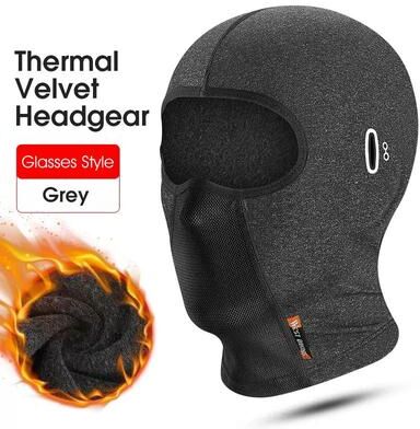 Uplift Treasures WEST BIKING Winter Fleece Balaclava Windproof Thermal Face Mask w283 Short Gray