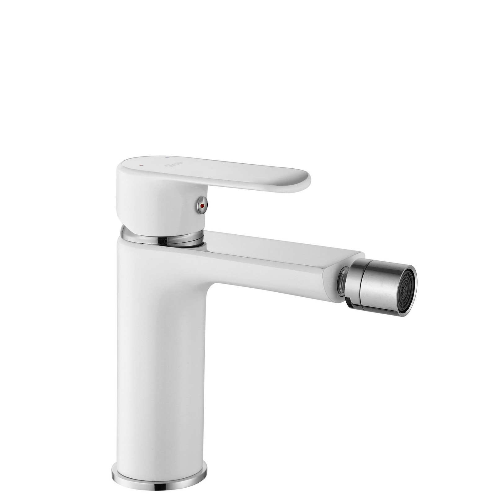 Rea Bidetmengkraan Bloom White Chrom met draaibare uitloop