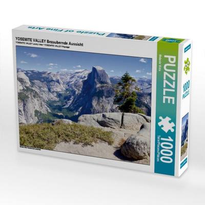 CALVENDO Puzzle YOSEMITE VALLEY Bezaubernde Aussicht | 1000 Teile Lege-Größe 64x48cm Foto-Puzzle für glückliche Stunden