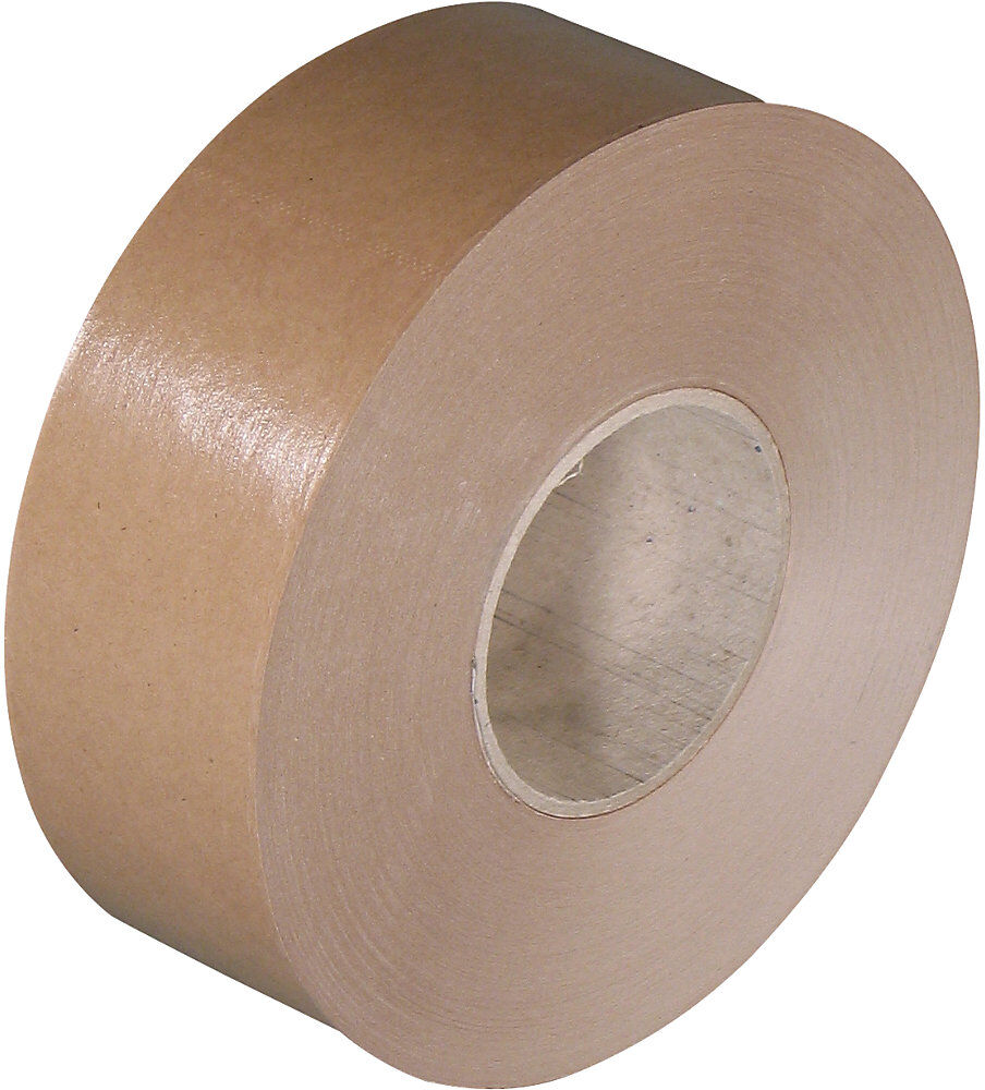 ratioform economy Nassklebeband, einfache Ausführung, VE 12 Rollen, braun, Bandbreite 70 mm