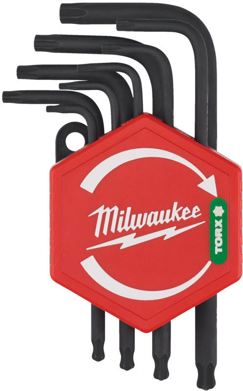 Milwaukee 4932492703 Set chiavi torx compatte a punta sferica 9 pezzi