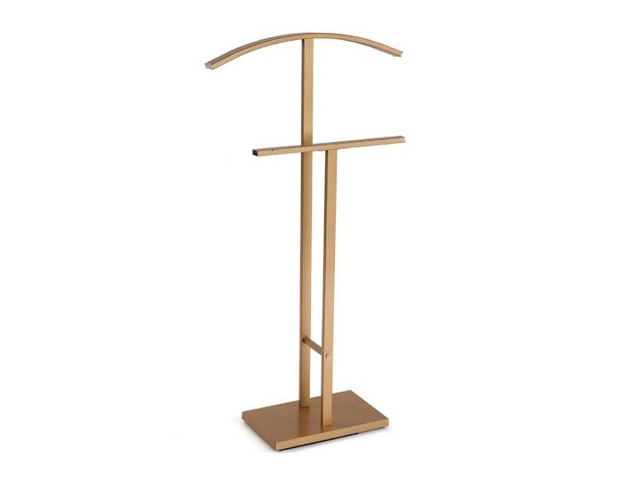 Valet de nuit moderne en acier doré