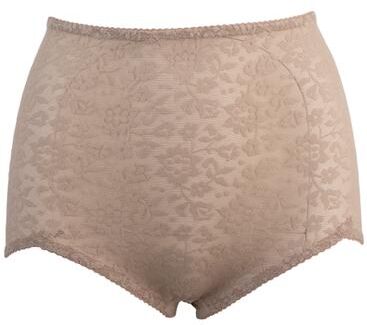 Plus Size Women's V Shaped Leg Panty Brief Extra Firm Shaping Style 41 by Rago in Mocha (Size XL)