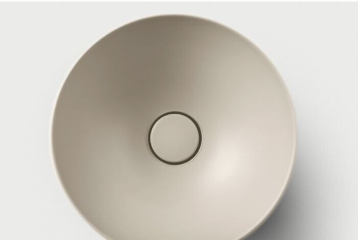 Alape Terra Schalenbecken 3901000082 Ø 360 mm, 137 mm, silk matt, ohne Hahnloch/Überlauf