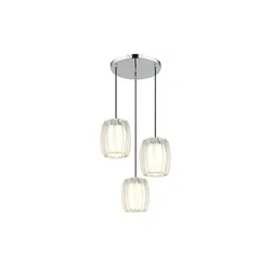 Globo Lighting Hängeleuchte   ¦ silber ¦ Maße (cm): H: 120  Ø: 40.5