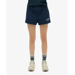 Superdry für Damen. W7110447A Grafik-Shorts Athletic Essential navy (L), Lässig, Baumwolle, Marine