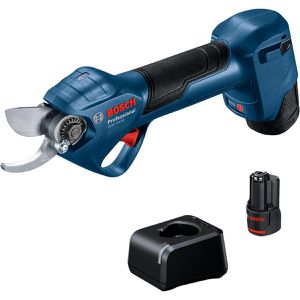 Bosch Astschere GGP 12V-25, 06008D8100, Akku, 12V / 3,0Ah, Bypass, mit 2 Akkus, Länge 30,2cm, bis 25mm Ø