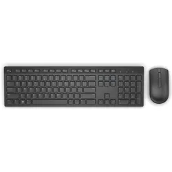 Dell KM636 (Eng. Int., Kabellos), Tastatur, Schwarz