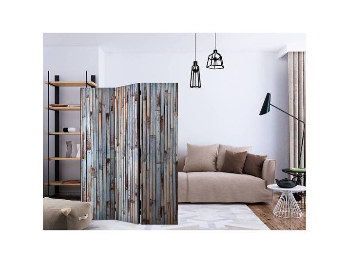 Paravent Asian History Fleece Multicolor 135 x 172 x 3cm 3-teilig