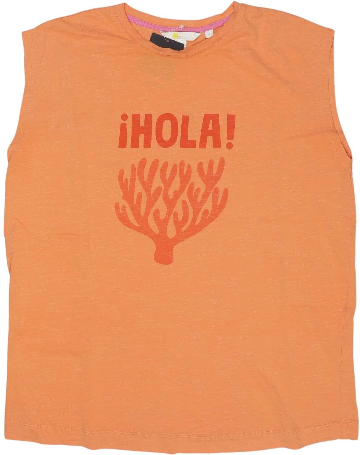 Boden Damen Top, Orange, Gr. M, Baumwolle - Second Hand