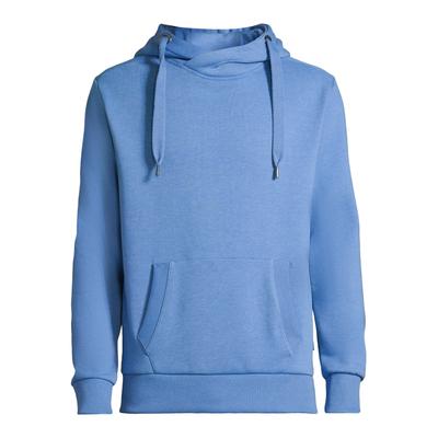 Kapuzenpullover SALZHAUT "Hoodie HEFF", Herren, Gr. L, blau (ocean blau), Obermaterial: 55% Baumwolle CO. 45% Polyester PES., Pullover Kapuzenpullover