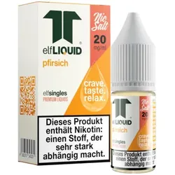 Elf-Liquid Single Pfirsich NicSalt Liquid 10ml / 20mg