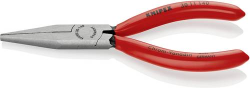 Knipex 30 11 140 Elektrotechnik und Feinwerktechnik Flachzange Gerade Chrom-Vanadium Elektrostahl 140mm