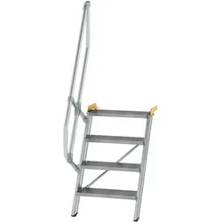 MUNK Treppe 60°  inkl. einen Handlauf, 600mm Stufenbreite, 4 Stufen