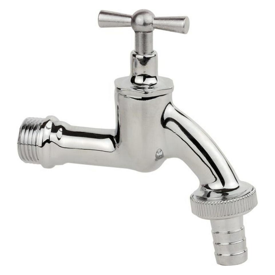 Magni MS Auslaufventil Knebelgriff, Chrom, 1/2"AG x 3/4"AG x 1/2"T (87039538)