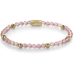 REBEL & ROSE - BRACELETS BEADS - Cherry Rose - gold / 4 MM