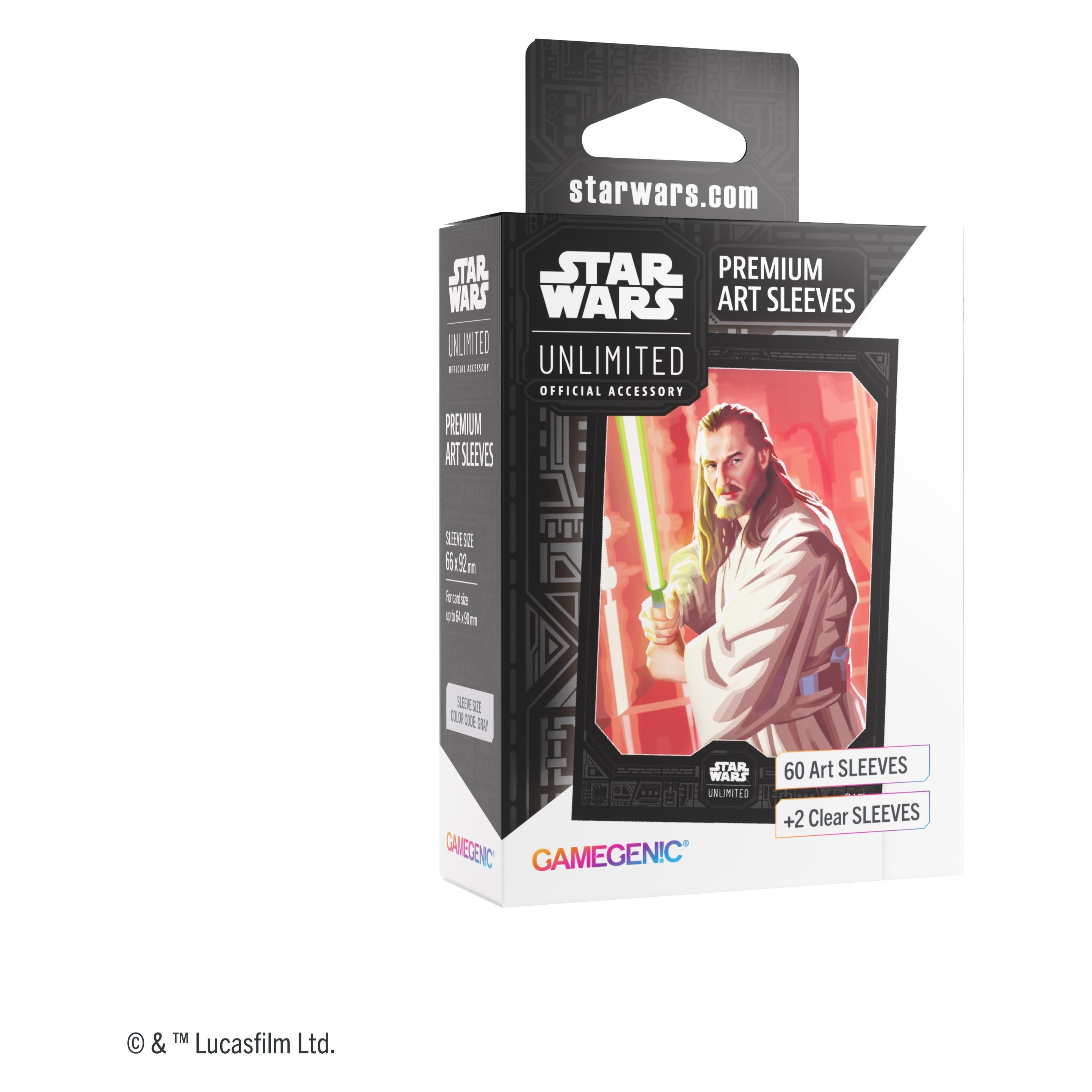 Gamegenic Star Wars Unlimited Premium Art Sleeves - Qui-Gon (GGS15092)