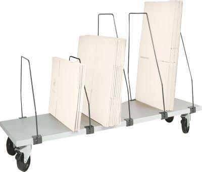 Packpool Untertisch-Magazin, fahrbar, 6 Schiebebügel, f. Packtische B 1500 mm