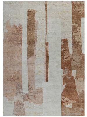 "Kalaty One-of-a-Kind Hand-Knotted Wool Canyon Blush Area Rug - 8'2"" x 10'"