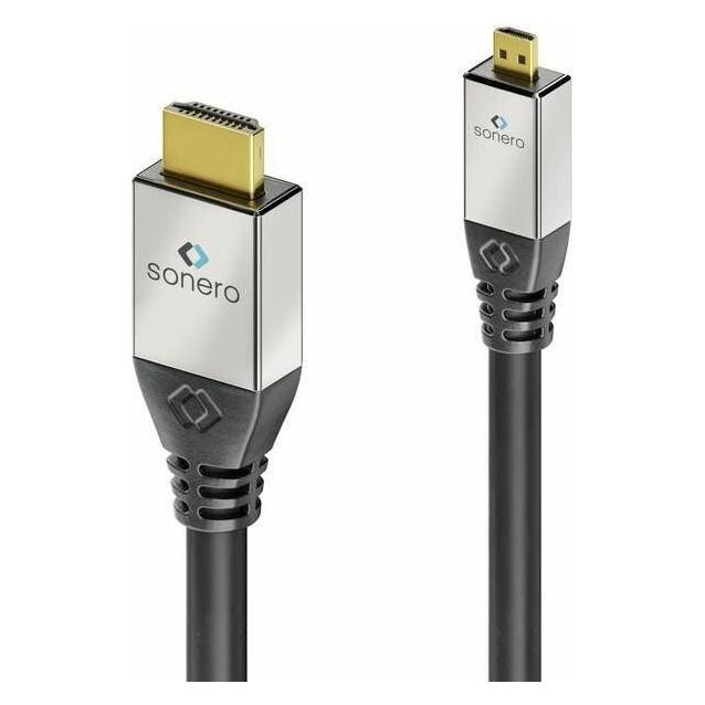Sonero Kabel Micro-HDMI (HDMI-D) - HDMI, 2 m (2 m) (S-HC300-020)