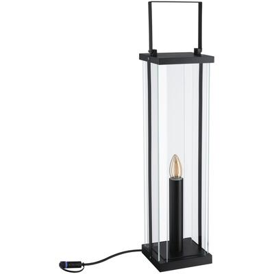 LED Gartenleuchte PAULMANN "Plug&Shine", grau (anthrazit), B:15cm H:69,5cm T:15cm, Leuchten, LED Gartenleuchte, E14, IP44, 24V, E14, 1900K Anthrazit