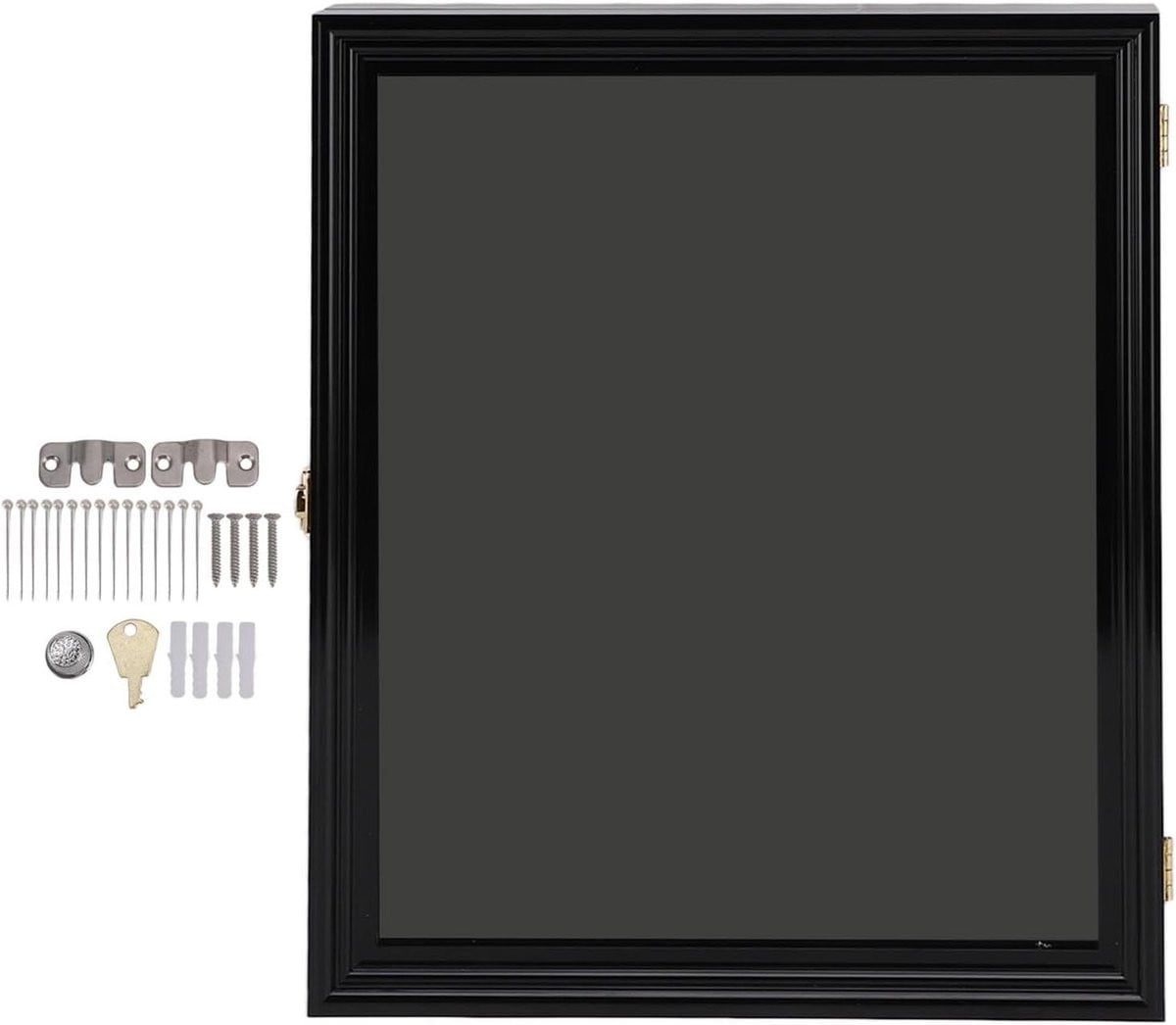 Schaduwbox Fotolijst Zwart - Display Box voor Herinneringen - 33 x 40,6 cm