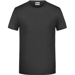 James & Nicholson Herren Bio T-Shirt 8002 black XL