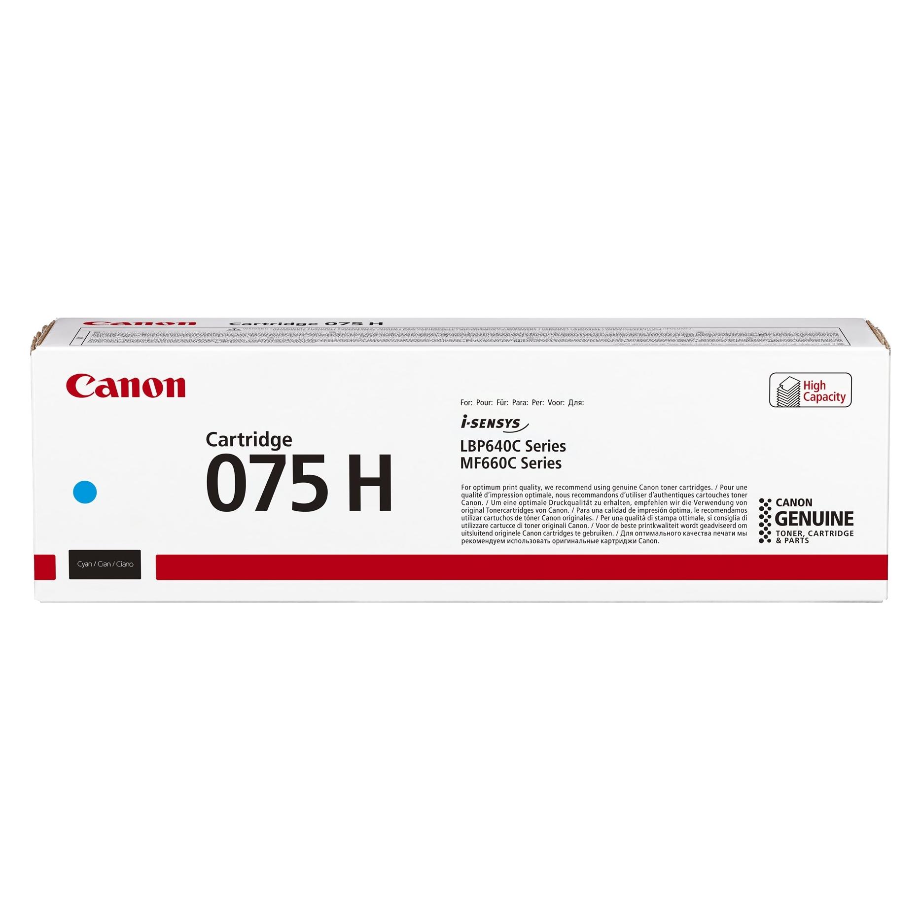 Canon Toner Cartridge 075 H C cyan (C) (6368C002)