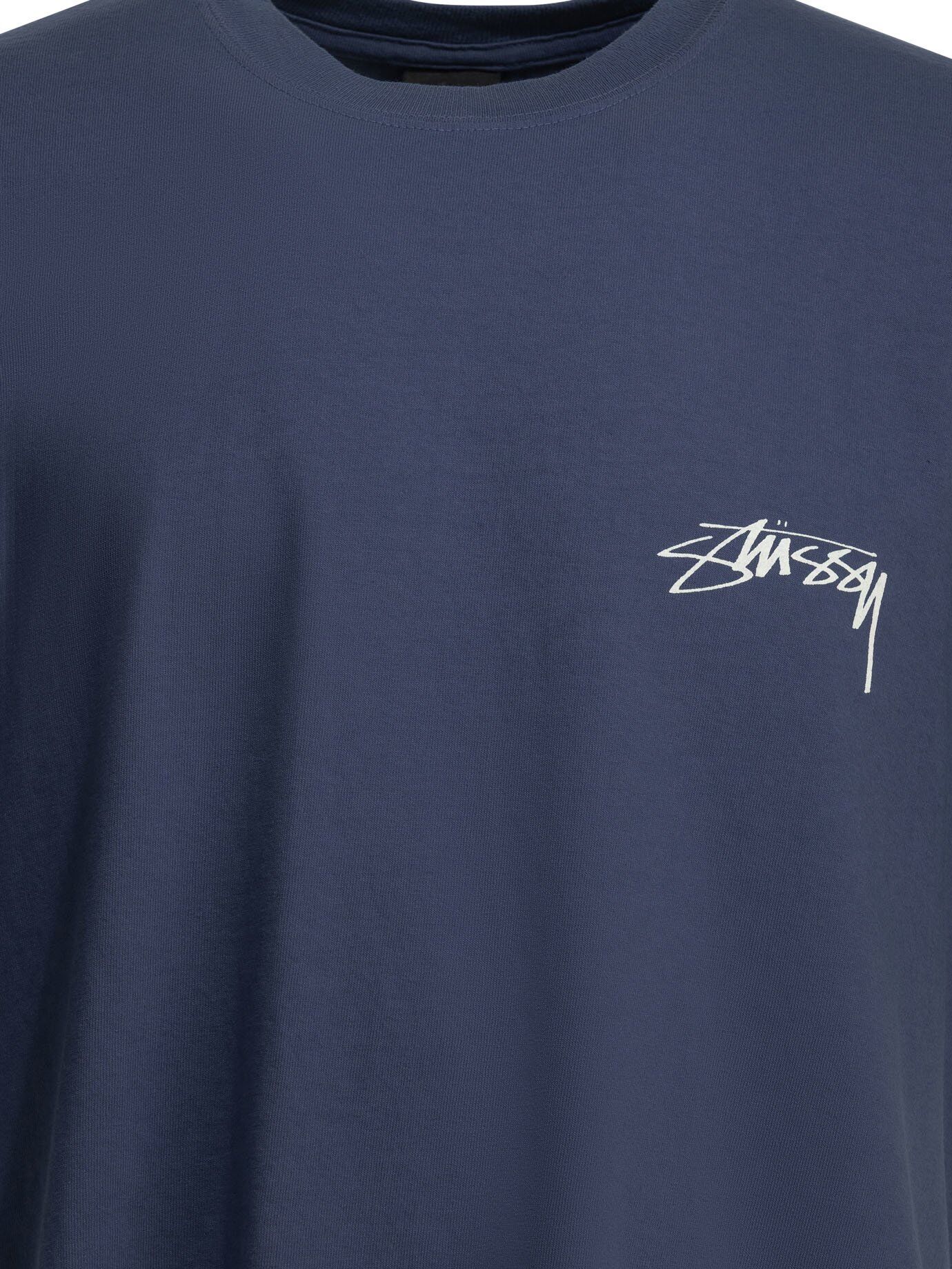 Stüssy t-shirt homme bleu en coton Bleu L