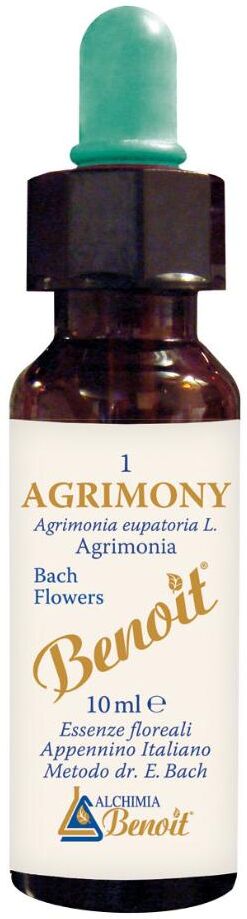 ALCHIMIA BENOIT Srl Alchimia Benoit, Fiori di Bach Agrimony, 10 ml