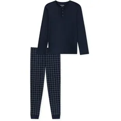 Schiesser Herren Pyjama lang - Fine Interlock 1er Pack
