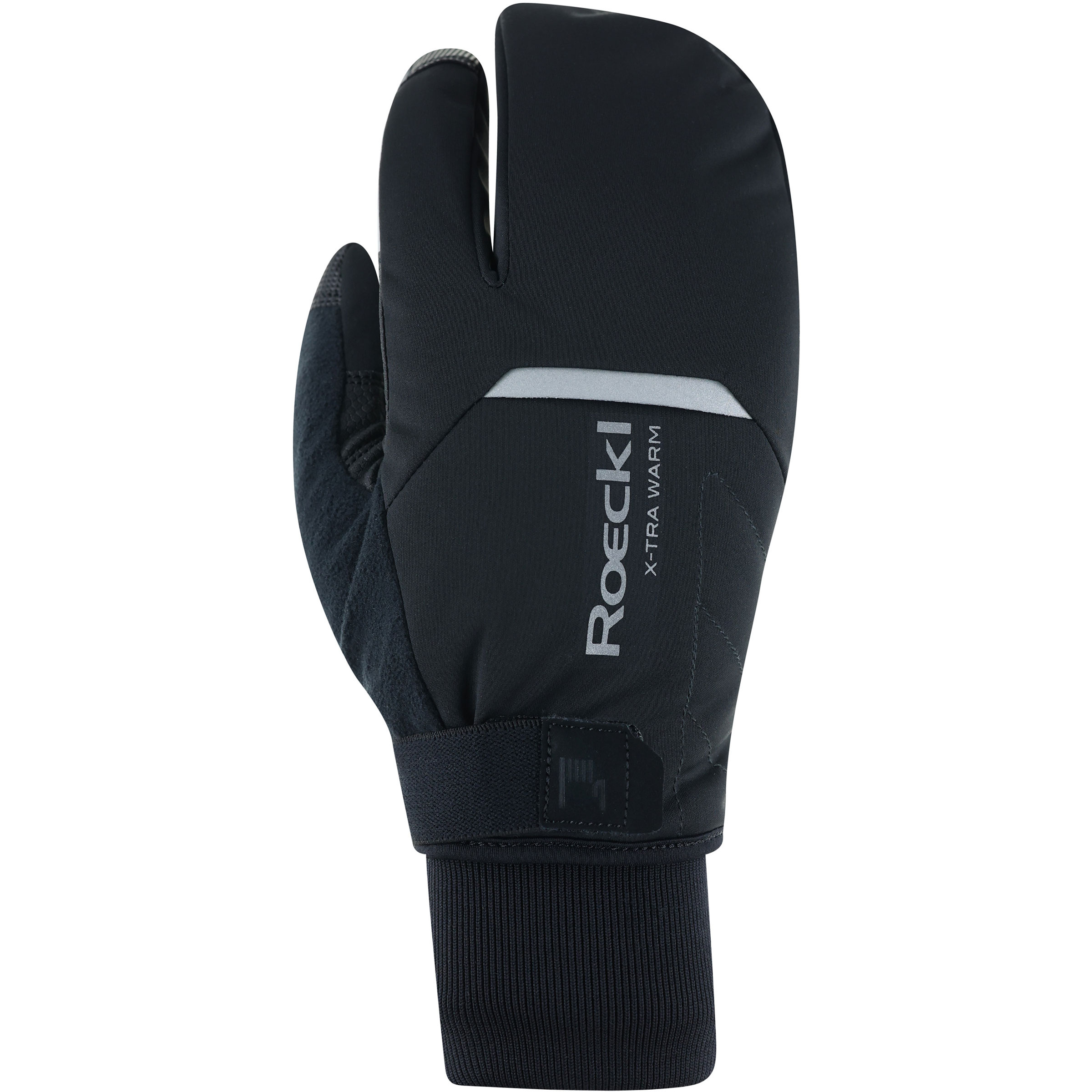 Roeckl Sports Villach 3 Trigger 3-Finger-Handschuhe schwarz Größe 7 Skifahren