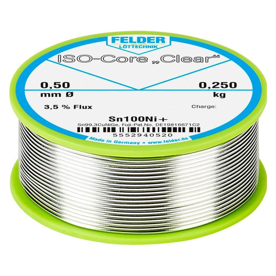 Felder Lottechnik ISO-Core Clear Sn100Ni+ (Lötzinn) (5552940520)