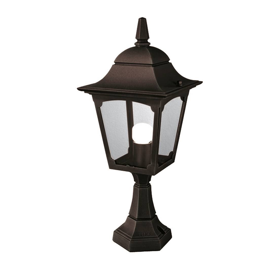 Elstead Lighting Chapel buitenlamp, staande vloerlamp, zwart, E27, Hoogte: 50 cm, IP44