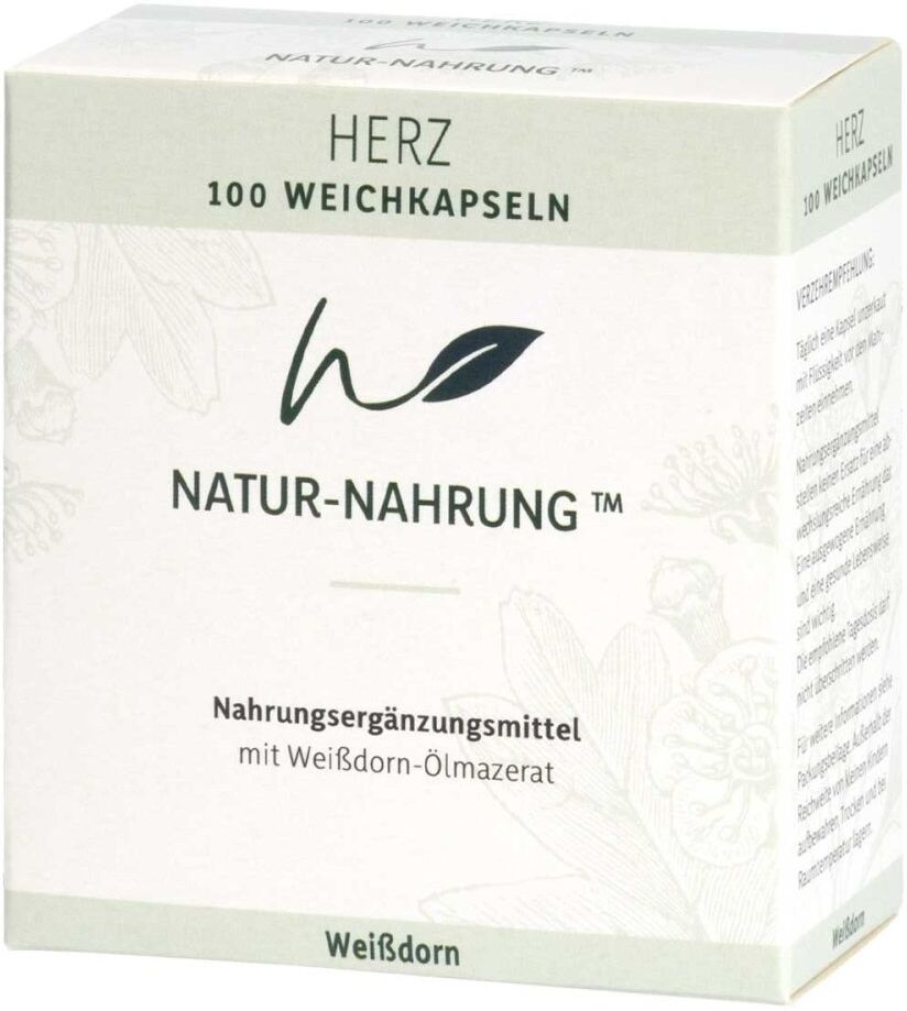 Natur-nahrung Herz Weißdorn Weichkapseln