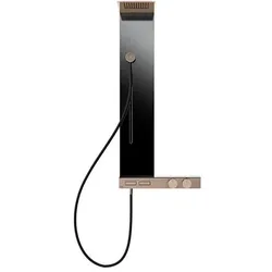 Gessi HI-FI, Duschkombination zur Aufputz-Wandmontage mit Thermostat, 2 Funktionen, 63043030, Farbe: Kupfer PVD