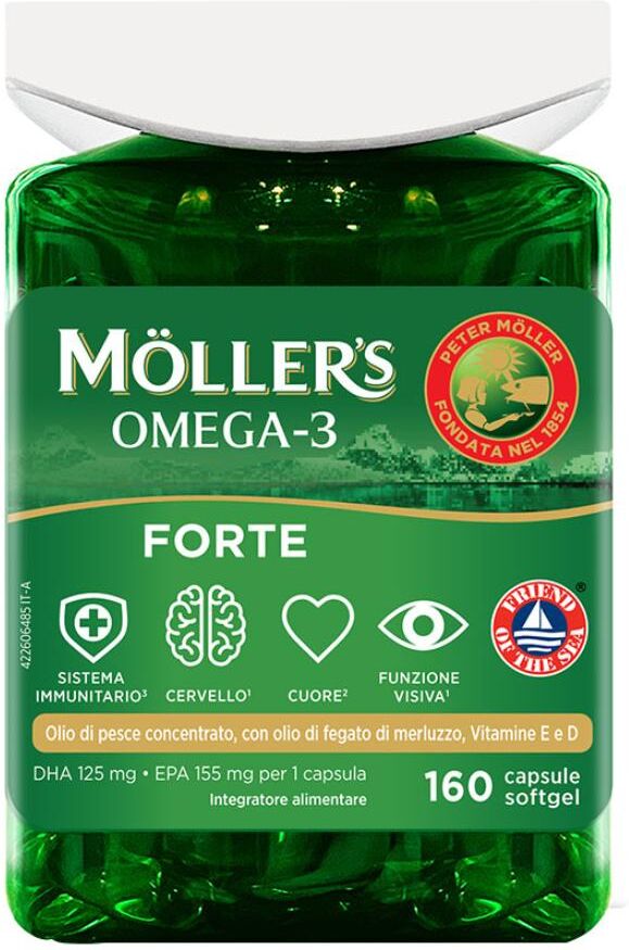 DIFAR DISTRIBUZIONE Srl Möller's Omega 3 Forte, 160 capsule
