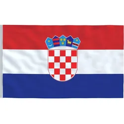 vidaXL, Fahne, Kroatien Flagge (90 x 150 cm)