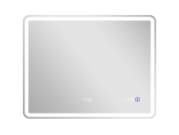 ComfortXL Badezimmerspiegel De-09270 Silber, Silberfarben, Glas, 3.5x70x90 cm, Badezimmer, Badezimmerspiegel, Badspiegel