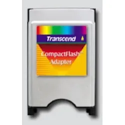 Transcend CompactFlash Adapter Kartenleser Silber