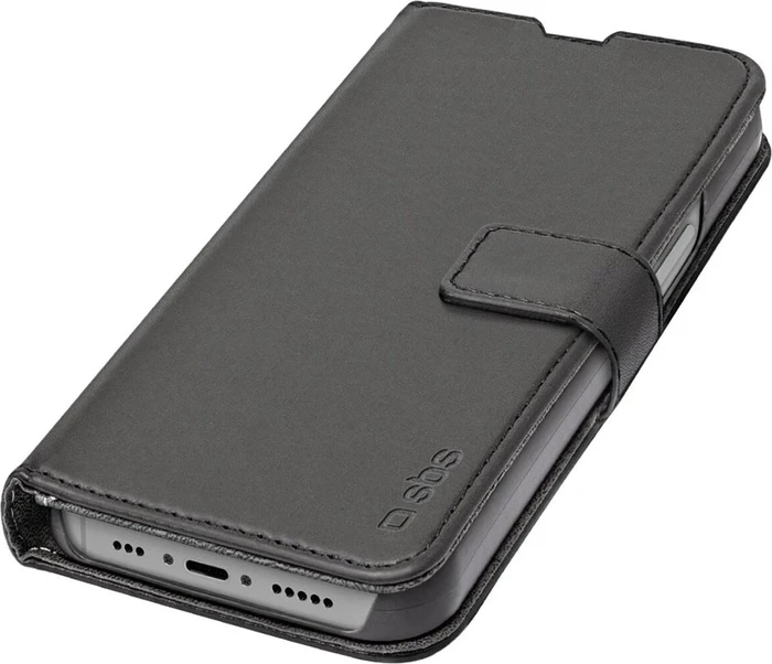 SBS Wallet Stand iPhone 14 Pro Max schwarz