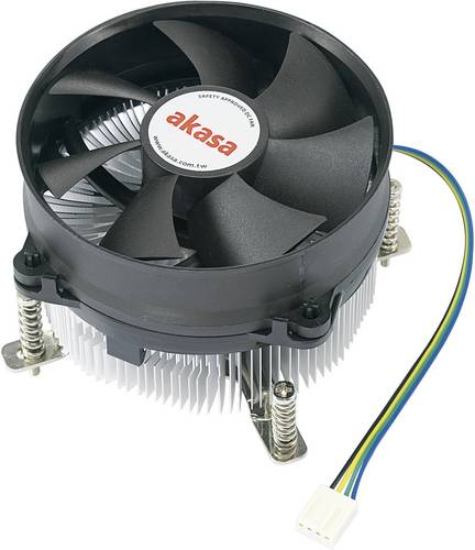Akasa AK-CCE-7105EP CPU-Kühler mit Lüfter Intel 775, Intel 1150, Intel 1151, Intel 1155, Intel 1156