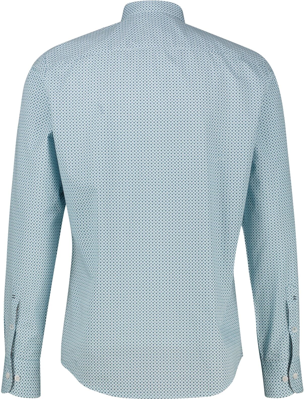 Langarmhemd LERROS "Langarmhemd mit Kentkragen aus 100% Baumwolle", Herren, Gr. 3XL, extraweit, ice blau, 100% Baumwolle, Hemden Langarmhemd