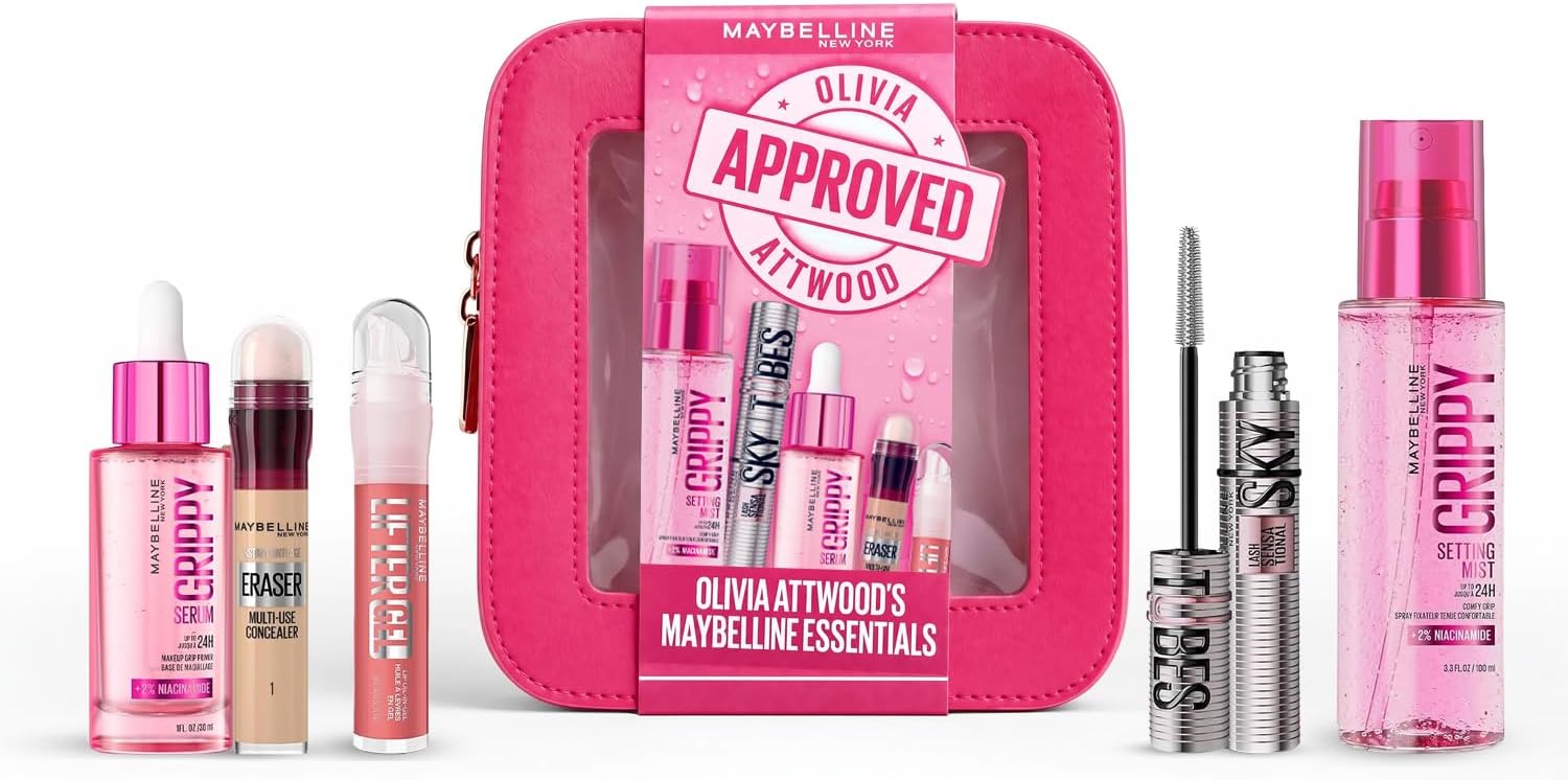 Maybelline x Olivia Attwood Essentials Makeup Gift Set - Light 01