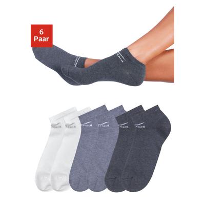 Venice Beach "Damen Kinder Sportsocken, Laufsocken, Kurzsocken" Packung, 6 Paar tlg. perfekte Passform durch LYCRA-Anteil